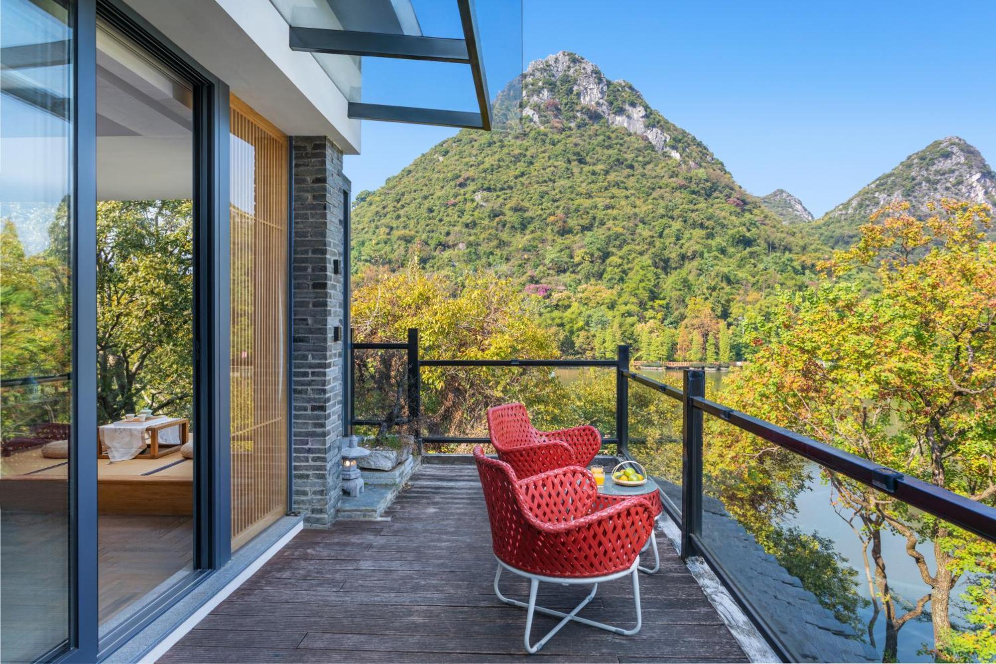 Guilin Heshe Lakeside Resort-Free Pick Up Service Stay Two Nights Exterior photo