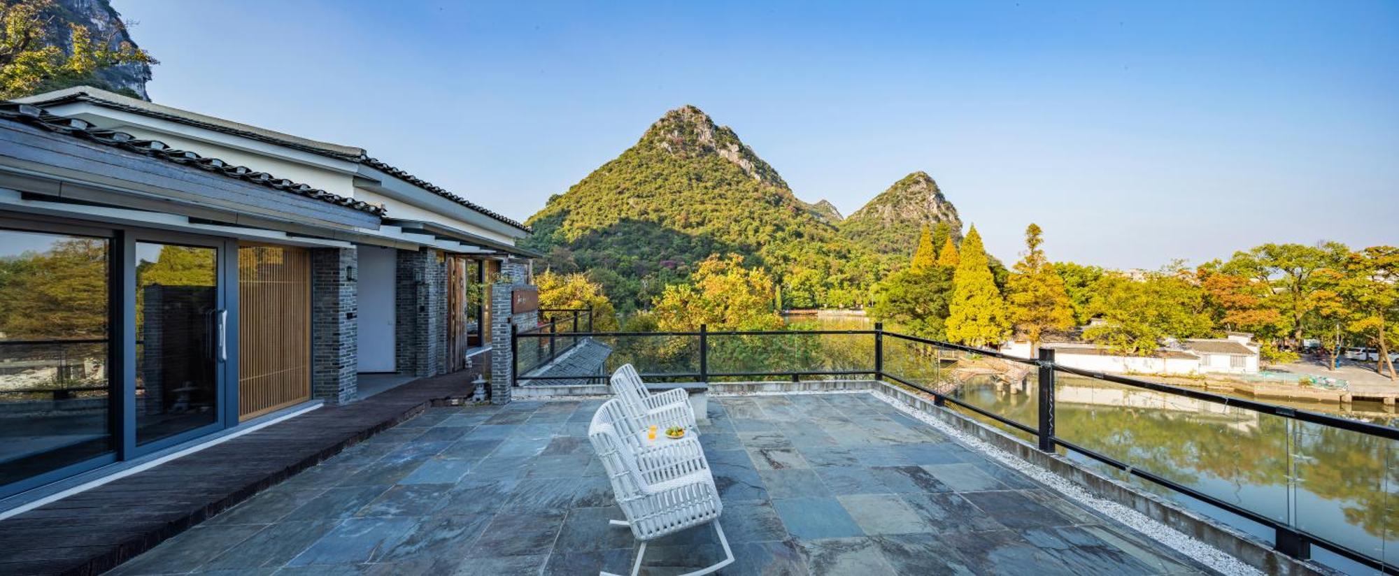 Guilin Heshe Lakeside Resort-Free Pick Up Service Stay Two Nights Exterior photo