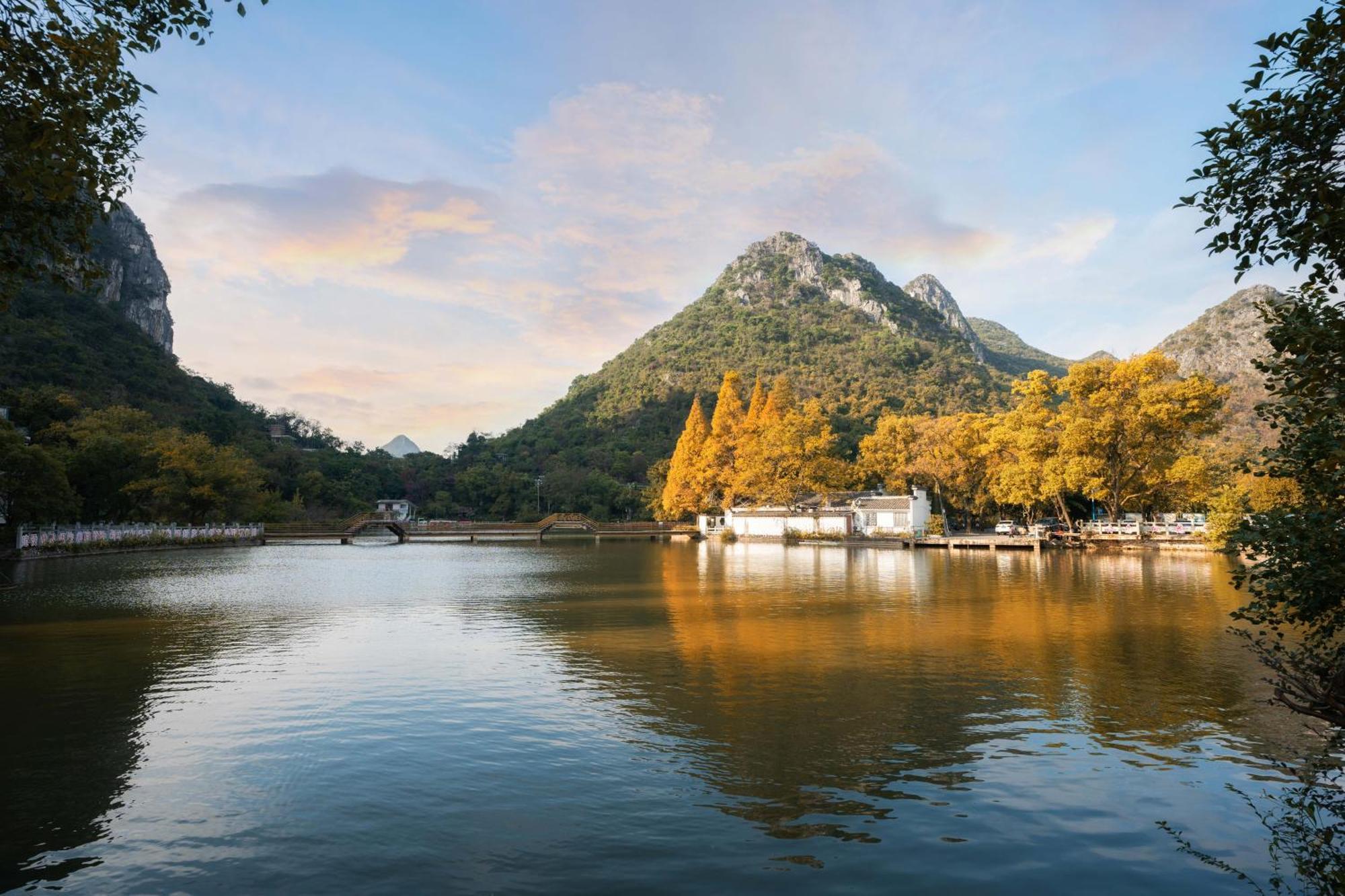 Guilin Heshe Lakeside Resort-Free Pick Up Service Stay Two Nights Exterior photo